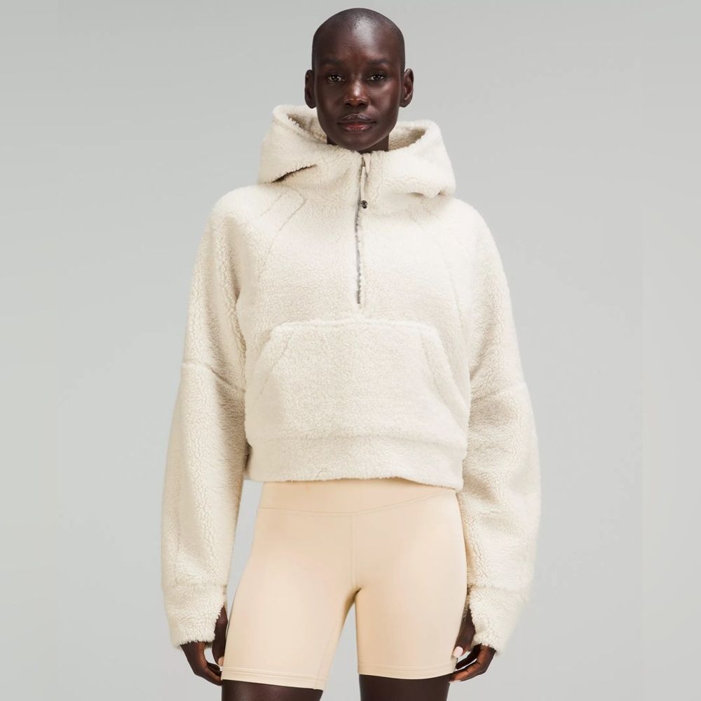 lululemon athletica Cream Hoodie Sweater